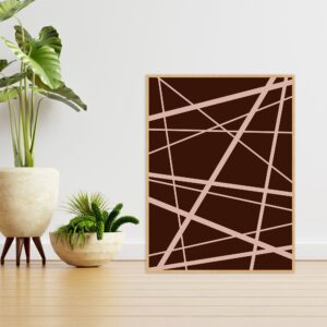 Quadro - Uillian Rius - Geométrico Linhas Minimalista 21E