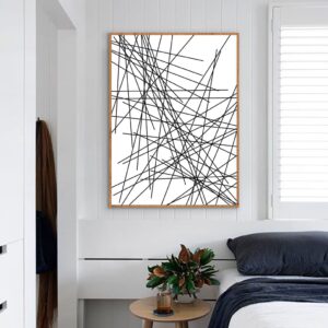 Quadro - Uillian Rius - Geométrico Linhas Minimalista 22A