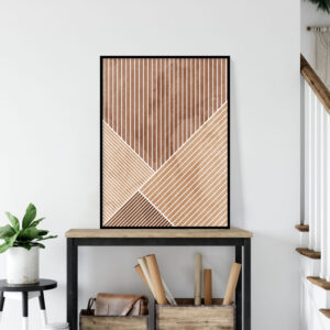 Quadro - Uillian Rius - Geométrico Linhas Minimalista 31A