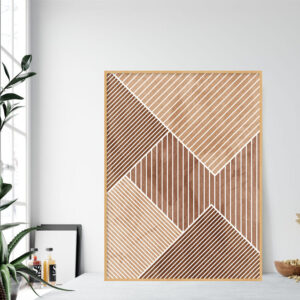 Quadro - Uillian Rius - Geométrico Linhas Minimalista 31D
