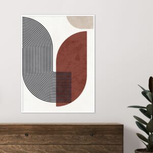 Quadro - Uillian Rius - Geométrico Linhas Minimalista 71A1