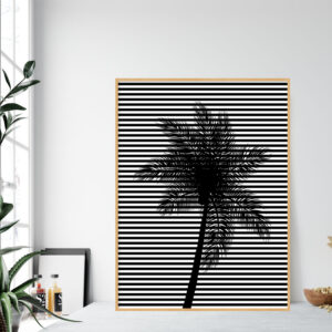 Quadro - Uillian Rius - Geométrico Linhas Tropical 01B