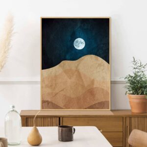 Quadro - Uillian Rius - Orgânico Sol e Lua 01B