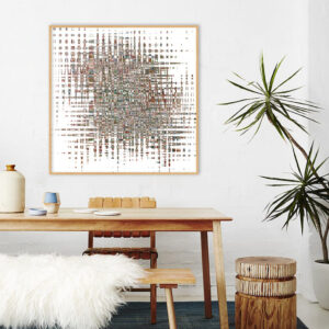Quadro - Letícia Barros - Reflexo Em Cores Branco