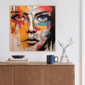 Quadro - Antônia Pereira - Olhar Feroz