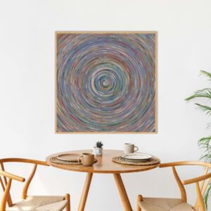 Quadro - Letícia Barros - Abstract Colors Circle
