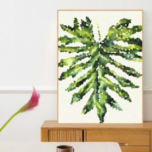 Quadro - Letícia Barros - Vitral Botânico