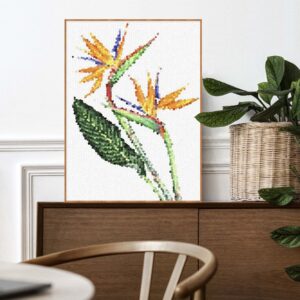 Quadro - Letícia Barros - Vitral Estrelitzia