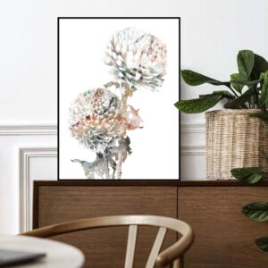 Quadro - Pati Costa - Flor Aquarela 01