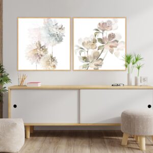 Dupla de Quadros - Floral PC 01 e 02