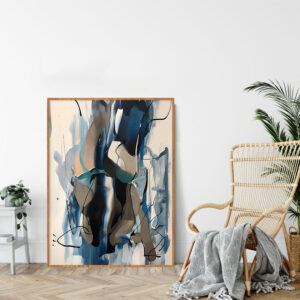 Quadro - Uillian Rius - Abstract Wabi Sabi 28 G