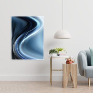 Quadro - Uillian Rius - Abstract Waves 01 B
