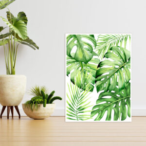 Quadro - Uillian Rius - Folhas De Aquarela 01 A