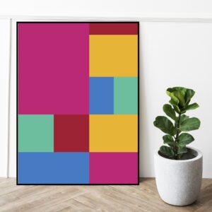 Quadro - Uillian Rius - Geometric Colorful 01A