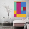 Quadro - Uillian Rius - Geometric Colorful 01B