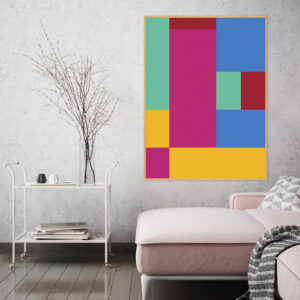 Quadro - Uillian Rius - Geometric Colorful 01B