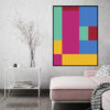 Quadro - Uillian Rius - Geometric Colorful 01B - Imagem 4