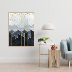 Quadro - Uillian Rius - Geométrico Hexagonal 06A