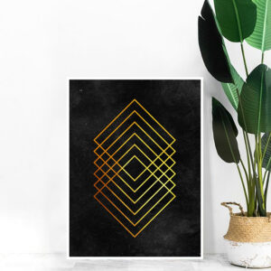 Quadro - Uillian Rius - Geométrico Losango 01D