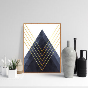 Quadro - Uillian Rius - Geométrico Triângulo 24B