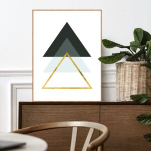 Quadro - Uillian Rius - Geométrico Triângulo 28A