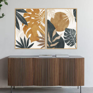 Dupla de Quadros - Tropical Floral 93B e 111A