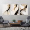Trio de Quadros - Abstract Wabi Sabi 15A, 42A e 45A - Imagem 3