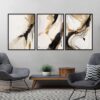 Trio de Quadros - Abstract Wabi Sabi 15A, 42A e 45A - Imagem 4