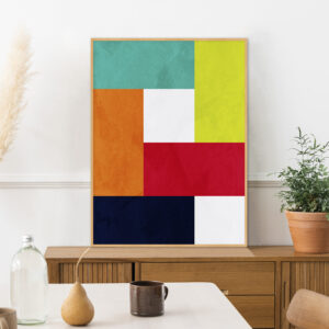 Quadro - Uillian Rius - Geometric Colorful 04A