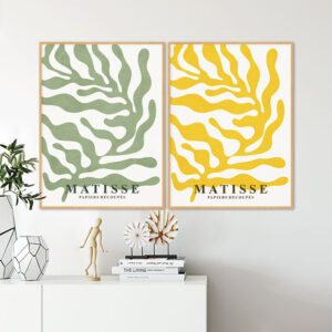 Dupla de Quadros - Série Henri Matisse 12C e 12E