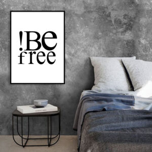 Quadro - Uillian Rius - Tipografia Be Free 01B