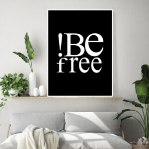 Quadro - Uillian Rius - Tipografia Be Free 01B2