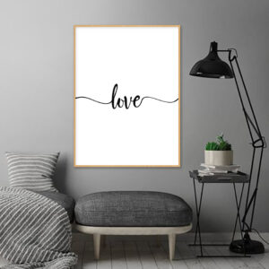 Quadro - Uillian Rius - Tipografia Love 01A
