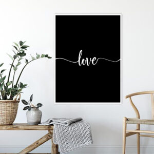 Quadro - Uillian Rius - Tipografia Love 01C