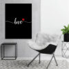 Quadro - Uillian Rius - Tipografia Love 01D