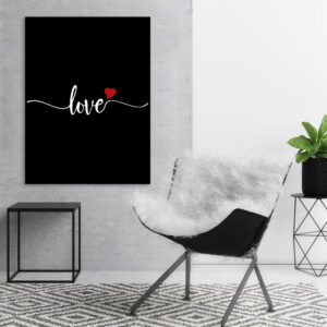Quadro - Uillian Rius - Tipografia Love 01D