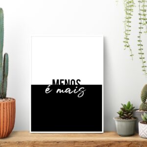 Quadro - Uillian Rius - Tipografia Menos é Mais 01A