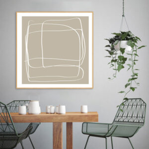 Quadro - Sofia Monzani - Emaranhado Harmônico Branco