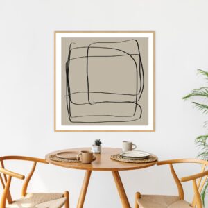 Quadro - Sofia Monzani - Emaranhado Harmônico Preto