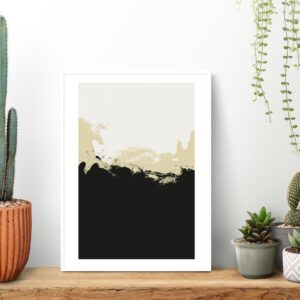 Quadro - Sofia Monzani - Respingos Bege