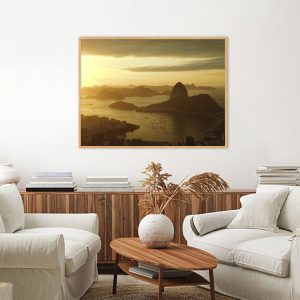 Quadro - Luiz Bastos - Nascer Do Sol Rio De Janeiro