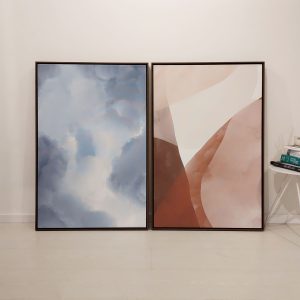 Dupla de Quadros - Formas Terrosas e Manchas 8