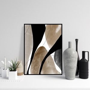 Quadro - Danilo Sbindio - Formas Marrons 1