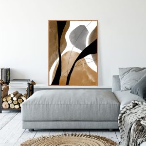 Quadro - Danilo Sbindio - Formas Marrons 3