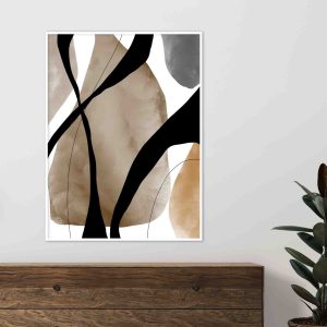 Quadro - Danilo Sbindio - Formas Marrons 4