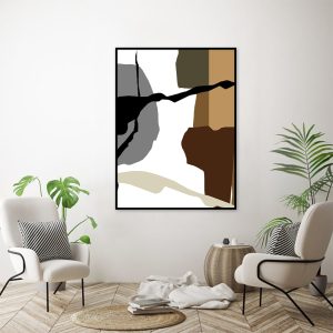 Quadro - Danilo Sbindio - Traços Marrons 2