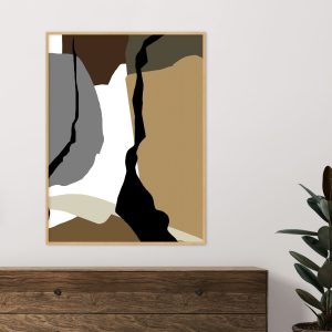 Quadro - Danilo Sbindio - Traços Marrons 3