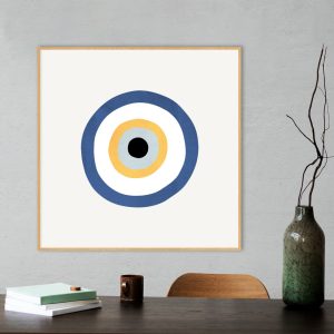 Quadro - Caio Loures - Olho Grego Quadrado 2