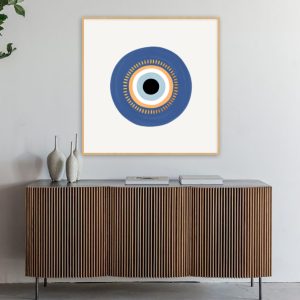 Quadro - Caio Loures - Olho Grego Quadrado 8