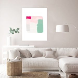 Quadro - Caio Loures - Pink And Green 3